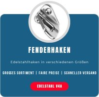 Fenderhaken Edelstahl A4