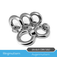 Ringmuttern DIN 582 Edelstahl A2
